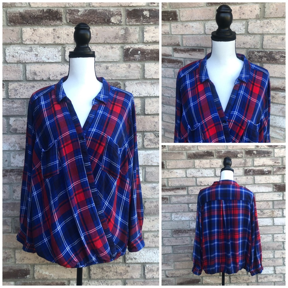 Come Vintage Plaid Shirt 3X